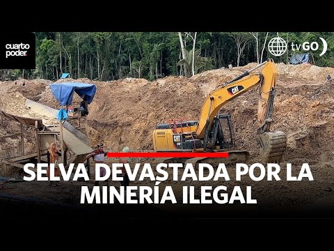 Minería ilegal destruye zonas de Huánuco y Ucayali sin control | Cuarto Poder | Perú