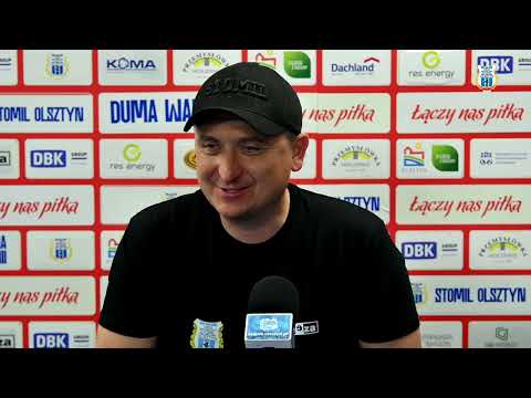 Trenerzy po meczu Stomil Olsztyn - Granica Kętrzyn 2:1