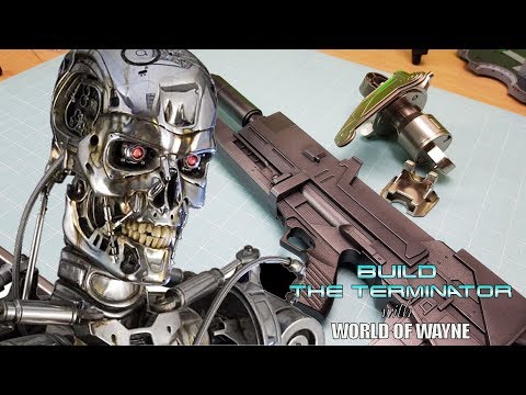 Build the Terminator - Part 33 - Left Shoulder Details and Plasma Pulse Rifle