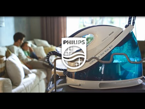Ziua calcatului alaturi de statia de calcat Philips Perfect Care Viva