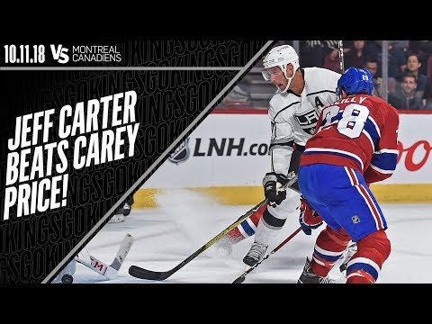 Jeff Carter Scores a Snipers Against the Montreal Canadiens