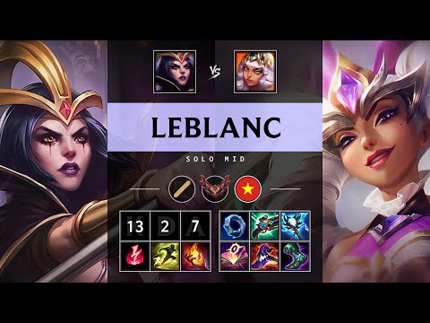 LeBlanc Mid vs Qiyana - VN Grandmaster Patch 25.S1.3
