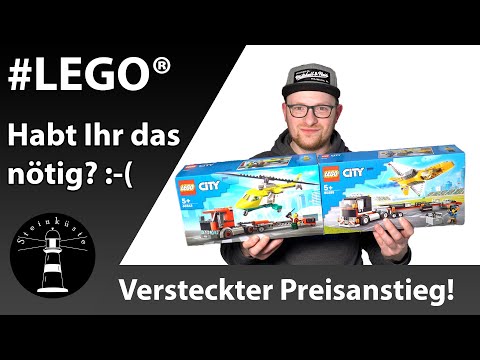 Der Abstieg von LEGO® innerhalb eines Jahres! - Dreiste und versteckte Preissteigerung - 60343 60289