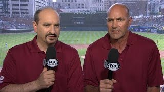 HOU@DET: Gibson plays a game, has to bark during game