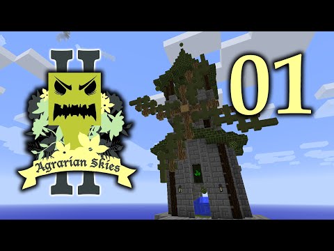 Minecraft Agrarian Skies 2 : Getting Started