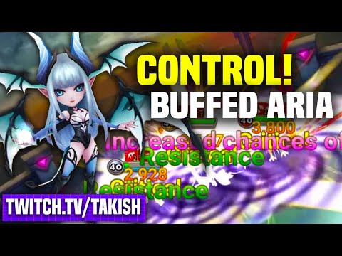 BUFFED Aria! Despair Light Succubus in G3 Guild Siege - Takish Twitch Stream