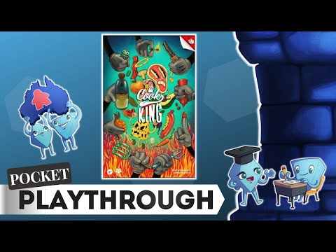 Cook King?‍?️?-  Board Game, Pocket Playthrough with Tarrant and Stella