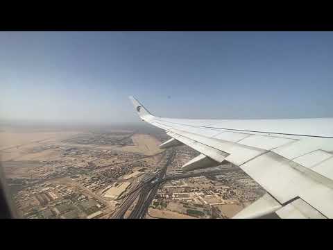 Egypt | Flying over Cairo | Amazing Airplane Takeoff