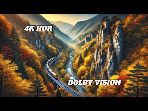 Autumn Leaves in 4K HDR | Vibrant Fall Colors for Relaxation || 4K VIDEO HD NATURE
