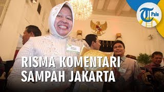 Walikota Surabaya Tri Rismaharini Komentari Sampah Jakarta