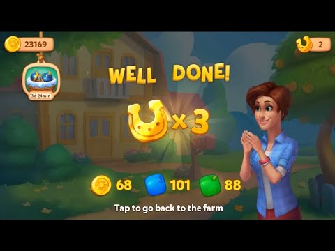 Farmscapes Gameplay Level 125 - No Booster