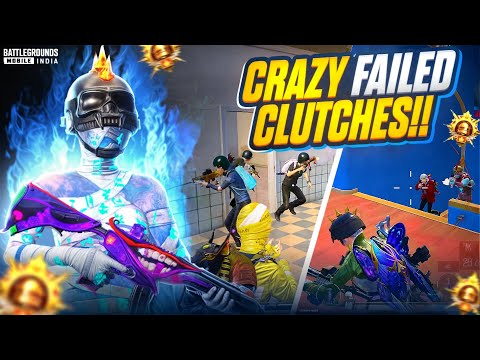 Crazy Bixi Op Failed Clutches 🔥 Intense Solo vs Squad in Conqueror Lobby  | 1v4 BGMI Gameplay | BGMI