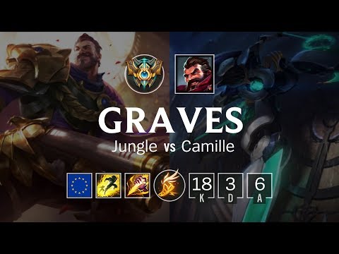 Graves Jungle vs Camille - EUW Challenger Patch 8.21