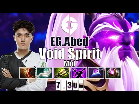 Void Spirit Mid | EG.Abed | ABED NEXT LEVEL PLAY VOID SPIRIT BOSS | 7.30e Gameplay Highlights
