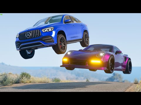 Out of Control Rollovers Crashes #46 - BeamNG Drive Crashes