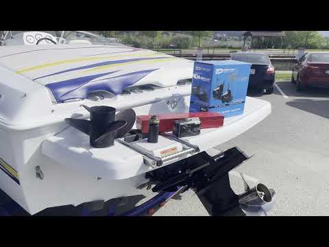 Boat props . 3 blade stainless steel or 4 blade aluminum prop test run top speed and cruise speeds