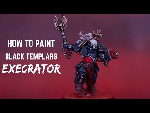 How to paint The Execrator for the Black Templar Space Marines in Warhammer 40,000