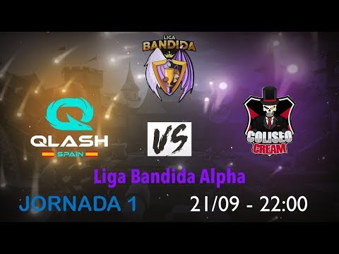 LIGA BANDIDA ALPHA |  JORNADA 1 |  QLASH  vs  COLISEO CREAM  | Clash Royale