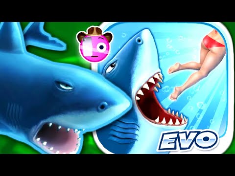GREAT WHITE SHARK - Hungry Shark Evolution - Part 6 (iPhone Gameplay Video)