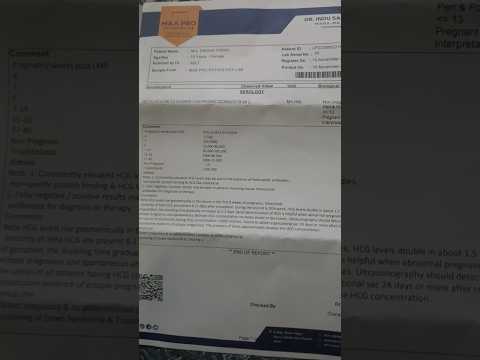 Beta hcg test# pregency test # hcg test#