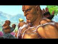 Street Fighter X Tekken Sagat Intro Win Poses