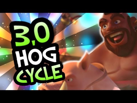 SUPER FAST HOG CYCLE! 3,0 Hog Rider deck for Tournaments! - Clash Royale