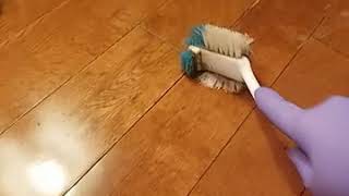 How to remove wax and other buildup from prefinished hardwood floors