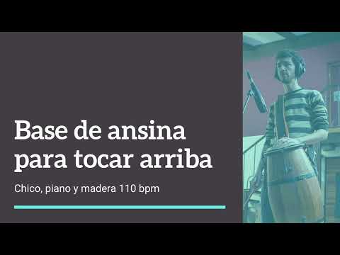 Base de ansina  para practicar repique 110 bmp (chico, piano y madera)