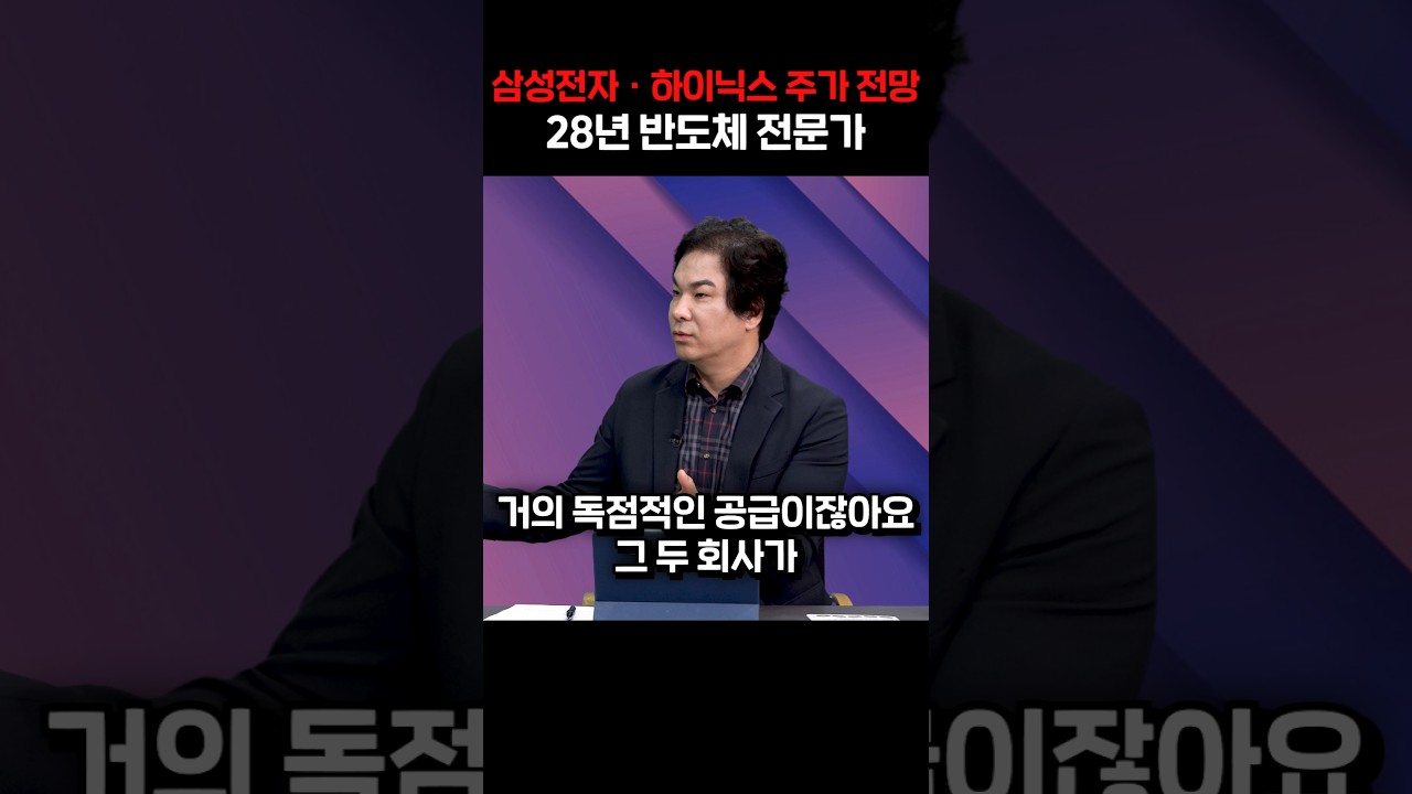 삼성전자 • 하이닉스 주가 전망(28년 반도체 전문가)