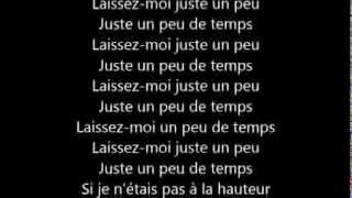Vitaa Juste un peu de temps Parole (Lyric)