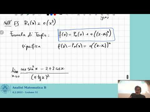 Lezione 51 - Analisi Matematica - 4.2.2022