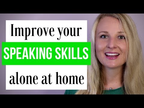 How to Practice ENGLISH SPEAKING ALONE AT HOME?