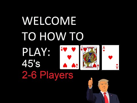 How to play 45's #cardgames