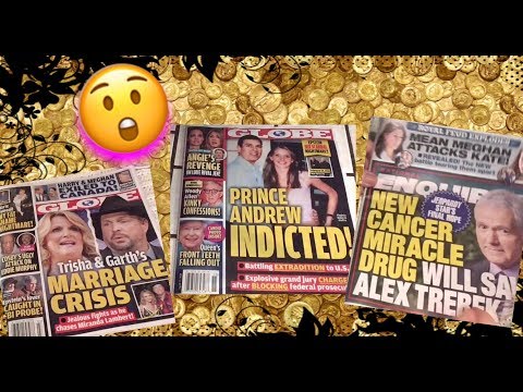 One Hour Quiet ASMR The Globe & National Enquirer, Browsing and Commenting, compilation