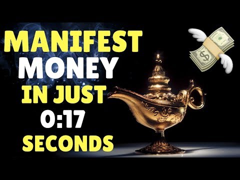 How To Attract MORE MONEY in 17 SECONDS | Law of Attraction (WARNING!! INSTANT RESULTS!!)