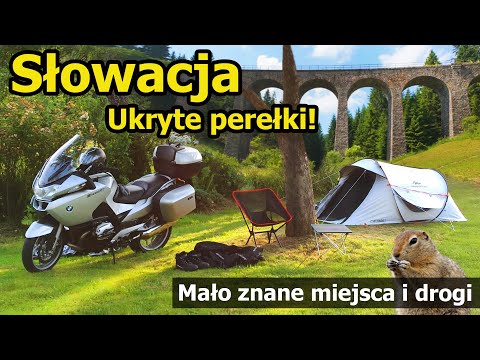Słowacja Motocyklem -  Fantastyczne drogi i pola kempingowe. Susły na polanie. Zabytki kolejnictwa.
