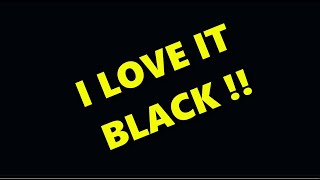 DO THIS - It's now BLACK !