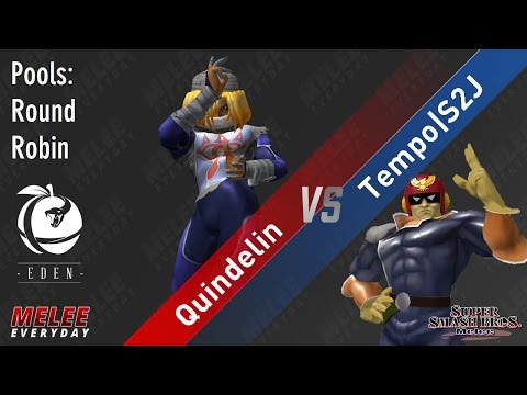 Eden - Quindelin (Sheik) vs. Tempo | S2J (Captain Falcon) - SSBM - Singles Pools, Round Robin