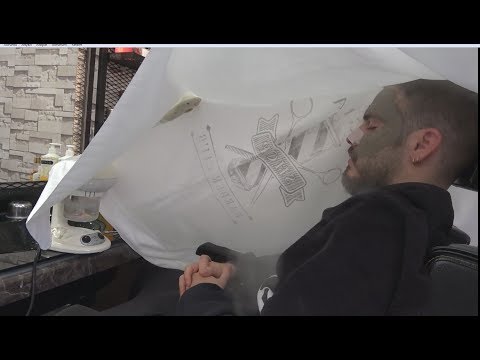 ASMR Barber Head Massage | Hot Towel Threading | Facial Care | (Last Video of Deniz)