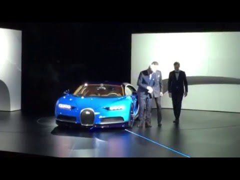 Bugatti Chiron live unveil: Geneva motor show 2016