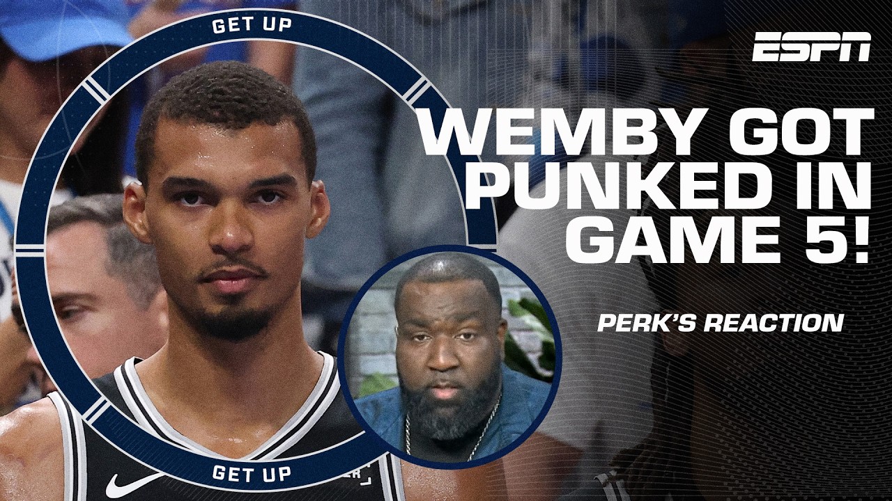 WEMBY GOT PUNKED 😧 - Big Perk after the Spurs lose WCF Game 5 vs. OKC | Get Up