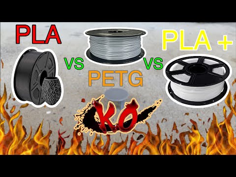 Which is STRONGER, PLA vs PETG vs PLA+