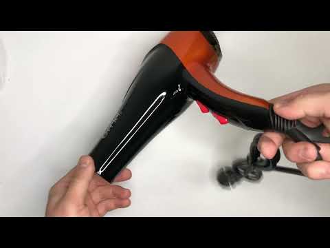 Фен с диффузором для кудрявых волос GEMEI GM-1766, Дорожный фен для волос, Фен с ионизацией и термозащитой - фото 1 - id-p2633460265