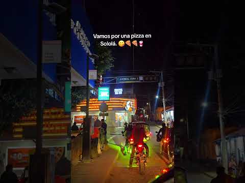 Vamos por una pizza en Sololá. 😋🍕🍕🥤 #tony #turismo #viral #viajes #sololá