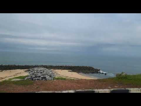 Driving on a beach side #maravanthebeach #maravanthe #beach #sea 