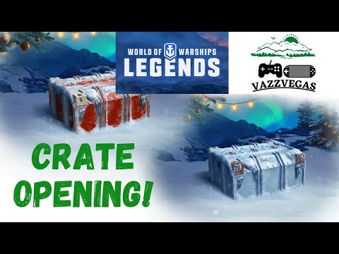 Super Santa Crate Opening | RNJesus drops an early (or late) X-Mas Gift | World of Warships: Legends
