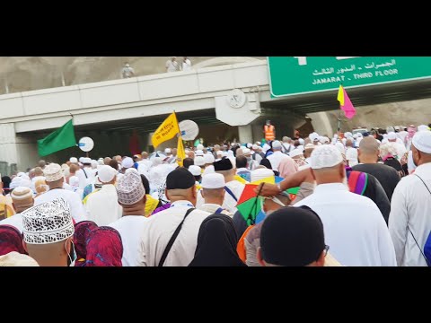 Hajj Group 2018 - Pilgrims flock to Mina at Hajj starts