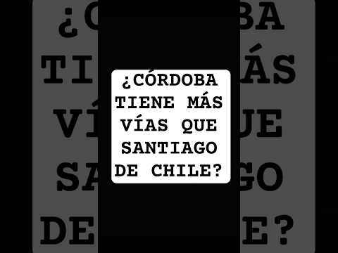¿Sabías esto de Córdoba? Comenta datos curiosos! #argentina #metro #cordoba #santiago #chile