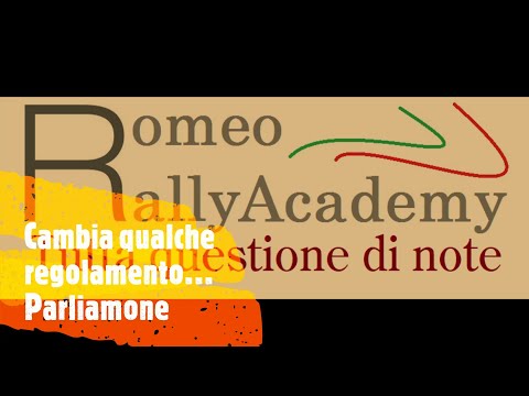 Corso Rally - Cambia qualche regolamento... Parliamone