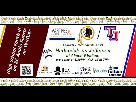 Football: Harlandale vs Jefferson at Alamo Stadium (10/26/23)